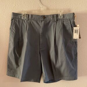 NWT Natural Issue Island Life Shorts Gray Pleated Cotton Men’s Size 36 Waist